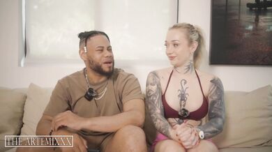 Tattoed Babe Fucks A BBC