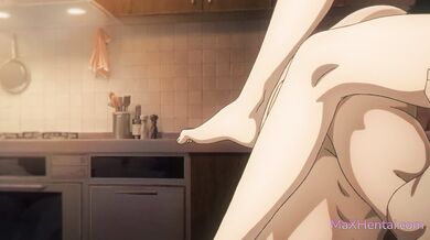 Anime Girl Rides Massive Cock Late At Night