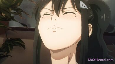 Anime Girl Rides Massive Cock Late At Night