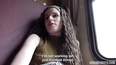 Vanessa Alessia Fucks On A Train