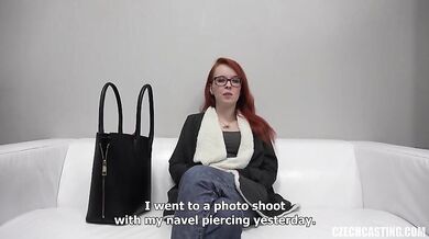 Czech Redhead Aneta Takes A Cock In Her Ass