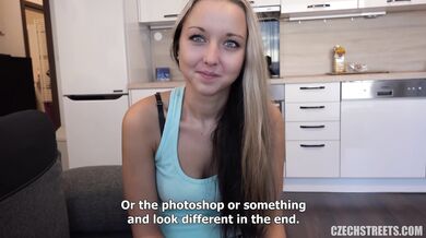 Veronica Gets Fucked During A Czech Street Casting