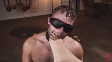 Mistress Ties Her Submissive To A Chair For Strap-On And Foot Play