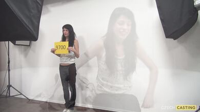 Denisa Gets Fingered At Czech Casting