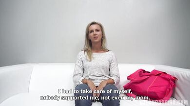 Blonde Slut Gets Fucked At Casting