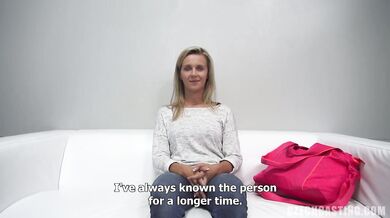 Blonde Slut Gets Fucked At Casting