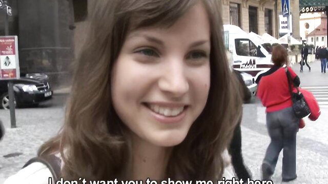 Czech Girls Have Sex On A Stairwell