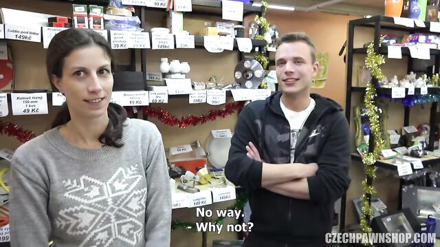 Ali Bordeaux Gets Fucked At A Czech Pawn Shop