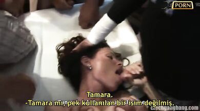 Tamara Gets Fucked In A Czech Gangbang