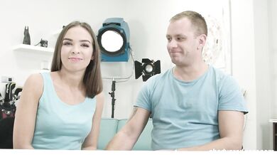 Ofelia Trimble Gets Fucked Hard By Two Men During A Casting Session