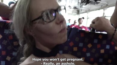 Teacher Gangbangs In A Czech Bus