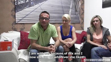 Older Czech Pair Trades Partners For Their Debut Swinger Fuck