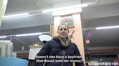 Blonde Trades Her Body For Cash At The Pawn Shop