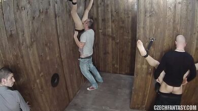 Czech Babes Take On A Horny Crowd In A Wild Group Fantasy