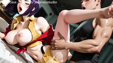 AI Faye Valentine Gives A Bouncy Titjob And Sloppy Blowjob