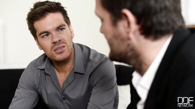 Mea Melone Gets Roped Up And Dominated By Two Suited Men