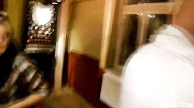 Czech Spy Catches A Hot Amateur For A Quick Bathroom Fuck