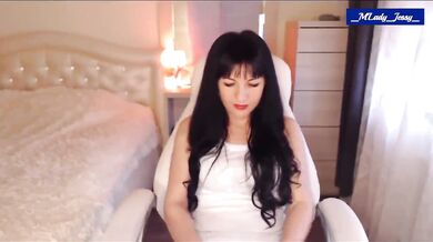 M'Lady Jessy in Jeans Partial Strip & Tease