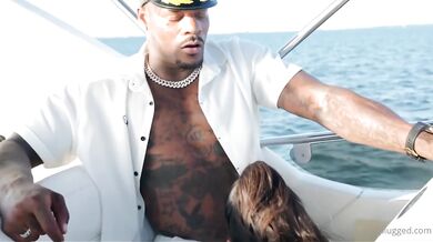 Busty Brunette Gets Fucked By A Big Black Cock On A Boat