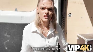 Jade Jadore Pays Off Her Debt With A Hard Fuck In The Back Of A Truck
