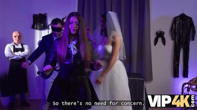 Charlotte Grey Takes A Real Stud In Her Wedding Dress While Her Cuckold Watches