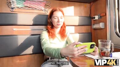 Mia Murkovski Sucks Her And Then Gets Her Ass Drilled On A Train