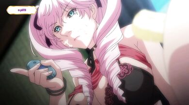 Pink Haired Cutie Milks Cock With Food Play And Messy Footjob (Hentai Anime)