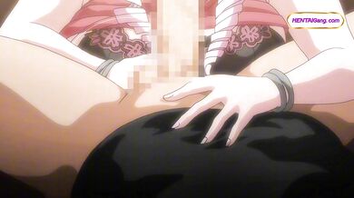 Pink Haired Cutie Milks Cock With Food Play And Messy Footjob (Hentai Anime)