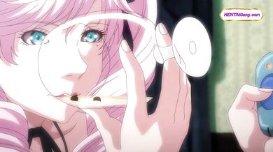 Pink Haired Cutie Milks Cock With Food Play And Messy Footjob (Hentai Anime)