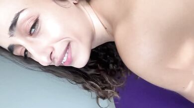 Green-Eyed Brunette Gets Her Pussy And Ass Fucked And Takes An Anal Creampie