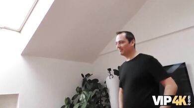 Blonde Wife Fucks A Stranger For Cash While Her Husband Watches