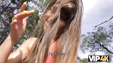 Susan Ayn Gives A Sloppy POV Blowjob Outdoors In The Grass