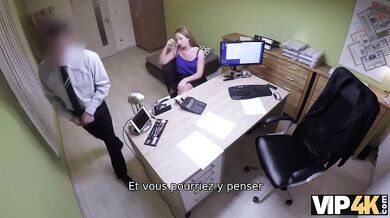 Nata Lee Fucks The Loan Agent On His Office Desk