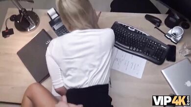 Nathaly Teges Seduces Her Boss For A Hard Desk Pounding
