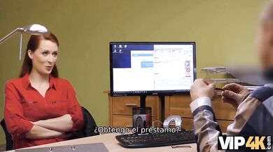 Isabella Lui Bares Her Big Boobs And Bends Over The Office Desk