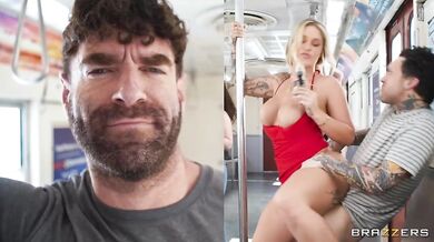 Kali Roses Fucks On A Packed Subway Train