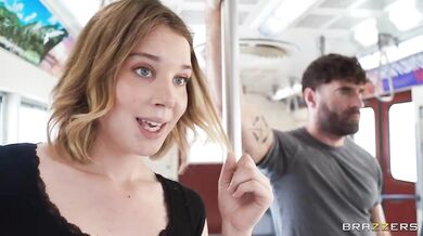Kali Roses Fucks On A Packed Subway Train