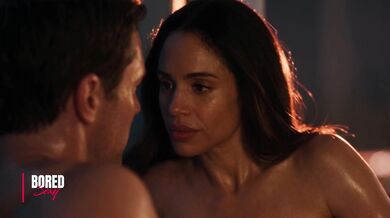 Brunette And Her Lover Share A Romantic Night Of Sex By The Window