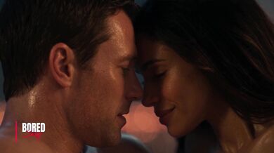 Brunette And Her Lover Share A Romantic Night Of Sex By The Window