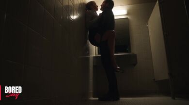CEO Fucks His Secretary In The Office Restroom