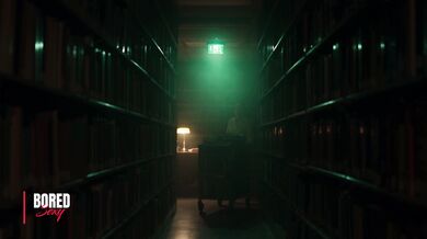 Librarian Catches A Man Spying On Her In The Library