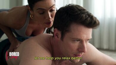 Boy friend body too hard, let me help him stretching，the vibes is getting horny..