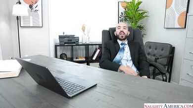 Lani Rails Gives Her Coworker The Perfect Office Stress Relief