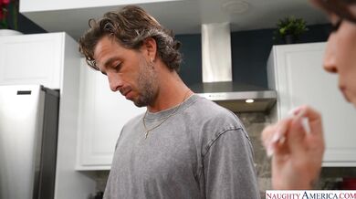 Isla Wild Seduces Her Friend's Husband In The Kitchen
