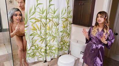 Aaliyah Hadid Gets Caught Fucking In A Steamy Shower