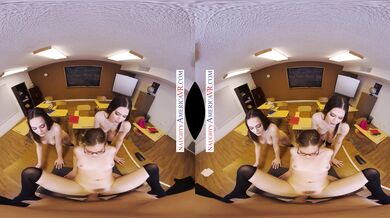 Aften Opal, Kamryn Jayde a Katie Kush sa delia o jedného šťastného chlapa vo VR