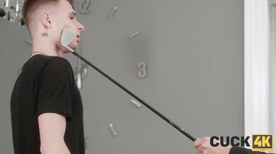 Blonde In Stockings Gets Fucked Hard In The Ass