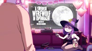 Una bruja hentai organiza una noche salvaje de Halloween