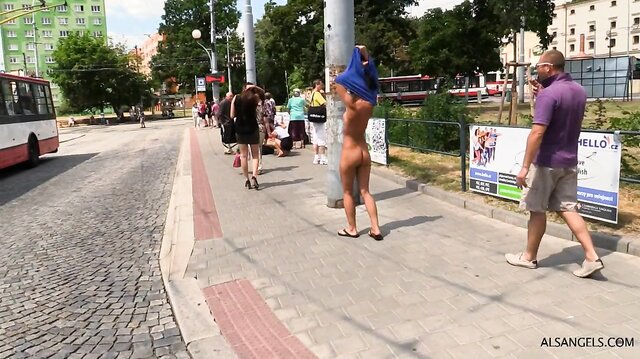 Kari Milla naked in public