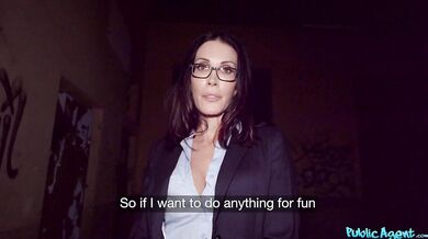 MILF with glasses gets paid on the street for quick sex - Shay Sights